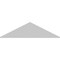 Ekena Millwork Peaked Cap 3 Spoke Architectural Grade PVC Pediment, 66"W x 17-1/2"H x 2"P (Pitch 6/12) PEDPS066X175PKC03 - alternate 2
